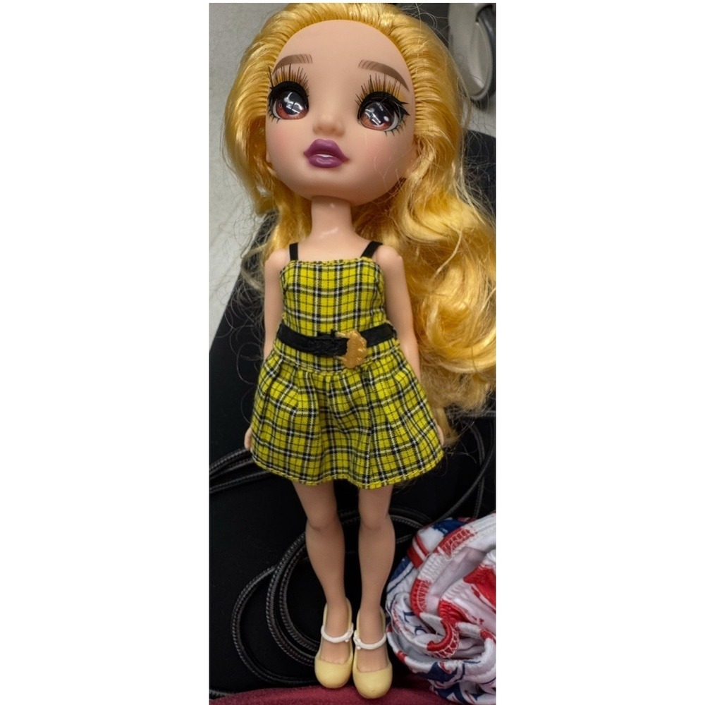 Rainbow High Sheryl Meyer– Marigold (Yellow) Georgia Bloom (Peach) Fashion Dolls